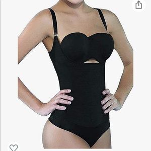 SHAPERX Women Shapewear Tummy Control Open Bust Bodysuit Slimmer Body Shaper